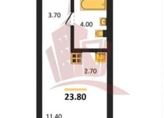 Продается квартира студия, 23.7 м2, Екатеринбург, Отрадная улица, 1, метро Геологическая