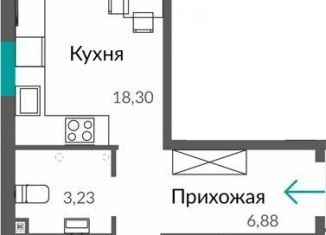 Продается 2-ком. квартира, 65.7 м2, Крым