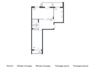 Продажа 2-комнатной квартиры, 75.4 м2, посёлок Жилино-1, жилой комплекс Егорово Парк, к4