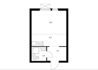 Продам квартиру студию, 25.4 м2, Котельники, ЖК Белая Дача Парк