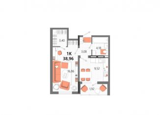 Продажа 1-комнатной квартиры, 39 м2, Крым