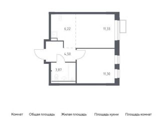 Продается 1-ком. квартира, 37.2 м2, Московская область, жилой комплекс Егорово Парк, к2