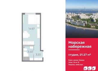 Продажа квартиры студии, 21.3 м2, Санкт-Петербург, метро Приморская