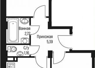 Продажа 2-комнатной квартиры, 49.4 м2, аул Новая Адыгея