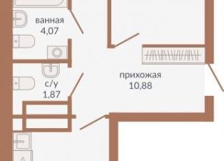 Продаю 2-комнатную квартиру, 62.6 м2, Свердловская область