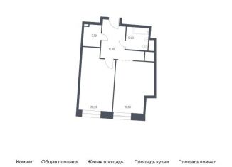 Продажа однокомнатной квартиры, 60.6 м2, Москва, Стремянный переулок, 2