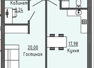 Квартира на продажу свободная планировка, 59.2 м2, Чечня, Социалистическая улица, 20