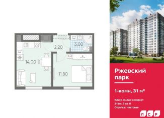 Продажа однокомнатной квартиры, 31 м2, Ленинградская область