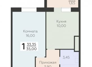 Продаю однокомнатную квартиру, 35 м2, Всеволожск
