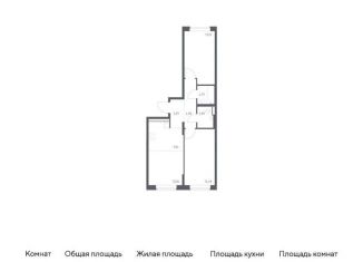 Продажа 2-ком. квартиры, 59.4 м2, Москва