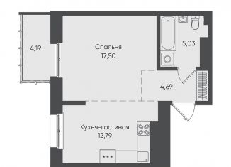Продажа 1-ком. квартиры, 44.2 м2, Иркутск, улица Касьянова, 1А