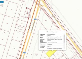 Продажа участка, 18 сот., деревня Крутые Выселки, Р-208, Северный обход Тамбова, 9-й километр