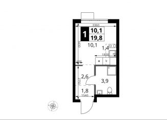 Продажа квартиры студии, 19.8 м2, Москва, жилой комплекс 1-й Ясеневский, 2