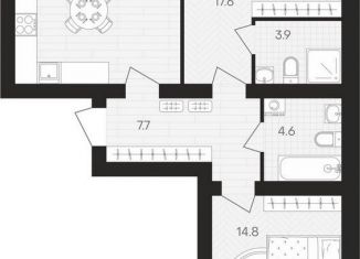 Продается 2-комнатная квартира, 75.4 м2, Пензенская область, площадь Ленина