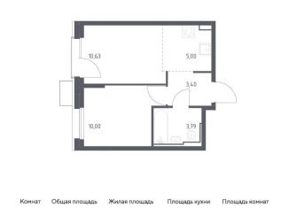 Продажа 1-ком. квартиры, 32.8 м2, Москва, ЮАО