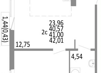 Продается 2-комнатная квартира, 41 м2, Челябинская область
