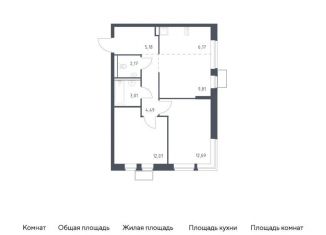 Продаю двухкомнатную квартиру, 55.6 м2, посёлок Жилино-1, жилой комплекс Егорово Парк, к3.2