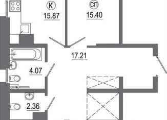 Трехкомнатная квартира на продажу, 93.9 м2, Иркутск, Октябрьский округ