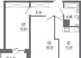 Продается двухкомнатная квартира, 57.2 м2, Иркутск, Октябрьский округ