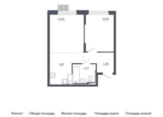 Продажа однокомнатной квартиры, 40.4 м2, Москва, Ленинградское шоссе, 229Ак1