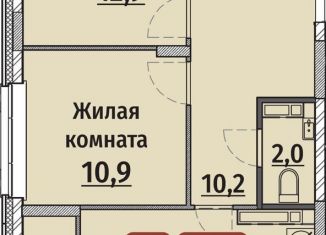 Продается двухкомнатная квартира, 60.7 м2, Чувашия, улица Энергетиков, поз6