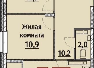 Продается 2-комнатная квартира, 60.7 м2, Чебоксары, улица Энергетиков, поз6, Калининский район