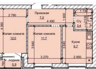 Продаю 2-комнатную квартиру, 44.7 м2, Алтайский край