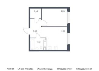 Продаю 1-комнатную квартиру, 32.4 м2, Москва, проспект Куприна, 30к1