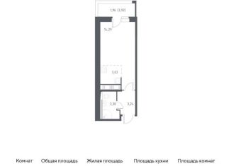 Квартира на продажу студия, 25.9 м2, посёлок Песочный