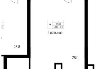 Продаю 1-комнатную квартиру, 41.8 м2, Калининградская область