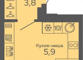 Продам квартиру студию, 28.3 м2, Свердловская область