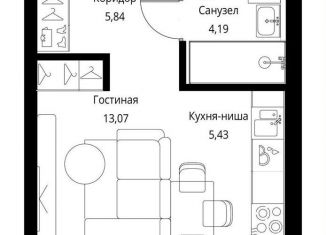 Продам квартиру студию, 28.5 м2, Москва, САО