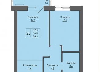 Продажа двухкомнатной квартиры, 37.3 м2, Пермь, улица Свободы, 15Б
