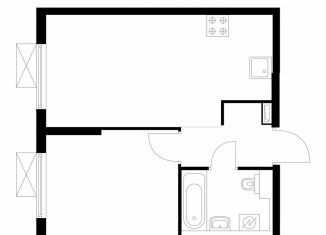 Продажа 1-комнатной квартиры, 35.9 м2, Москва, станция Перерва, ЖК Люблинский Парк, 14.1