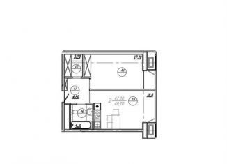 1-комнатная квартира на продажу, 48.5 м2, Краснодар, Северная улица, 269/3, микрорайон Центральный
