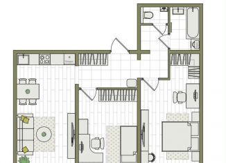 Продам 3-ком. квартиру, 64.5 м2, Киров