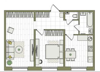 Продам двухкомнатную квартиру, 56.9 м2, Киров
