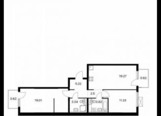 Продается 2-комнатная квартира, 65.6 м2, городской посёлок Новоселье, Невская улица, 15к1