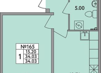 Продаю однокомнатную квартиру, 34 м2, деревня Новое Девяткино, Главная улица, 2, ЖК Удача