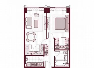Продам 2-ком. квартиру, 56.1 м2, Москва, Ленинградский проспект, 37/1, Хорошевский район