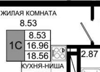 Продажа квартиры студии, 18.6 м2, Ростов-на-Дону, Элеваторный переулок, 6/3, Октябрьский район