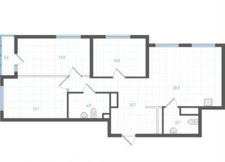 Продам 3-ком. квартиру, 82.7 м2, Екатеринбург, улица Учителей, 33/3, метро Уралмаш