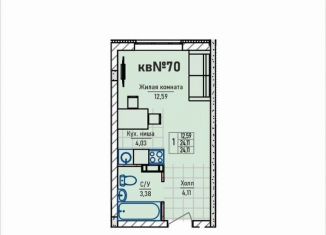 Квартира на продажу студия, 24.1 м2, сельский посёлок Новинки, Инженерный проезд, 7к2, ЖК Стрижи