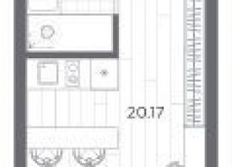 Квартира на продажу студия, 27.2 м2, Санкт-Петербург, Красногвардейский район, Магнитогорская улица, 51литЗ