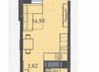 Продам квартиру студию, 25 м2, Краснодарский край