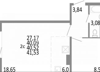 Продается однокомнатная квартира, 40.5 м2, Челябинск, Советский район