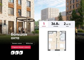 Продам однокомнатную квартиру, 36.8 м2, Санкт-Петербург, Красногвардейский район