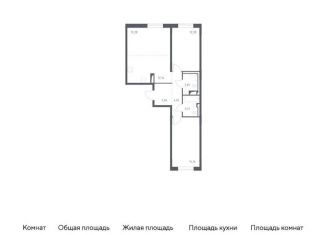 Продажа 2-комнатной квартиры, 65.7 м2, деревня Лаголово, жилой комплекс Квартал Лаголово, 2