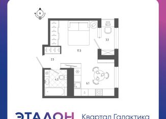 Однокомнатная квартира на продажу, 32 м2, Санкт-Петербург, ЖК Галактика, Измайловский бульвар, 11