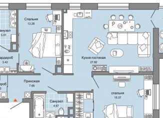 Продаю 2-ком. квартиру, 83 м2, Екатеринбург, метро Чкаловская